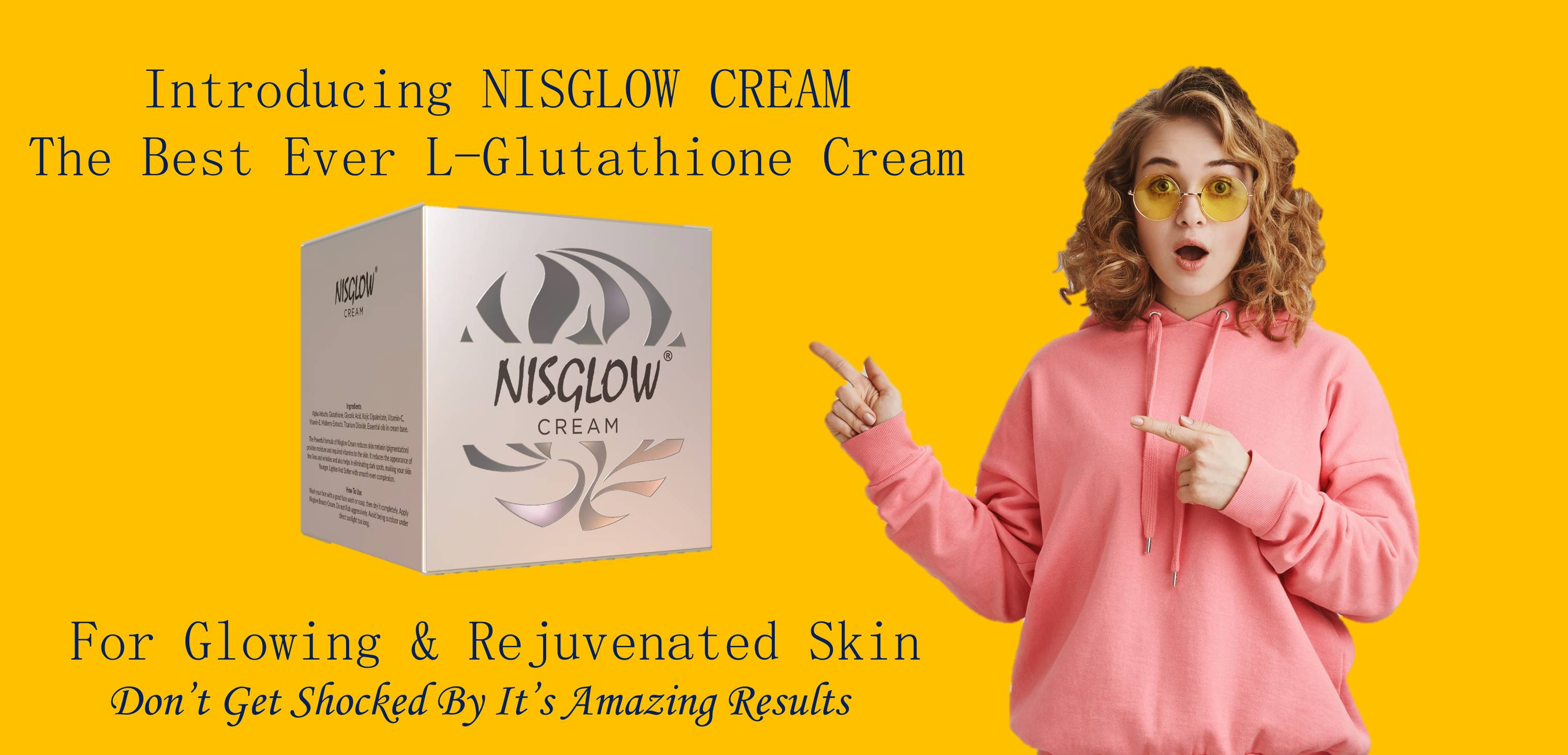 Nisglow Glutathione Cream